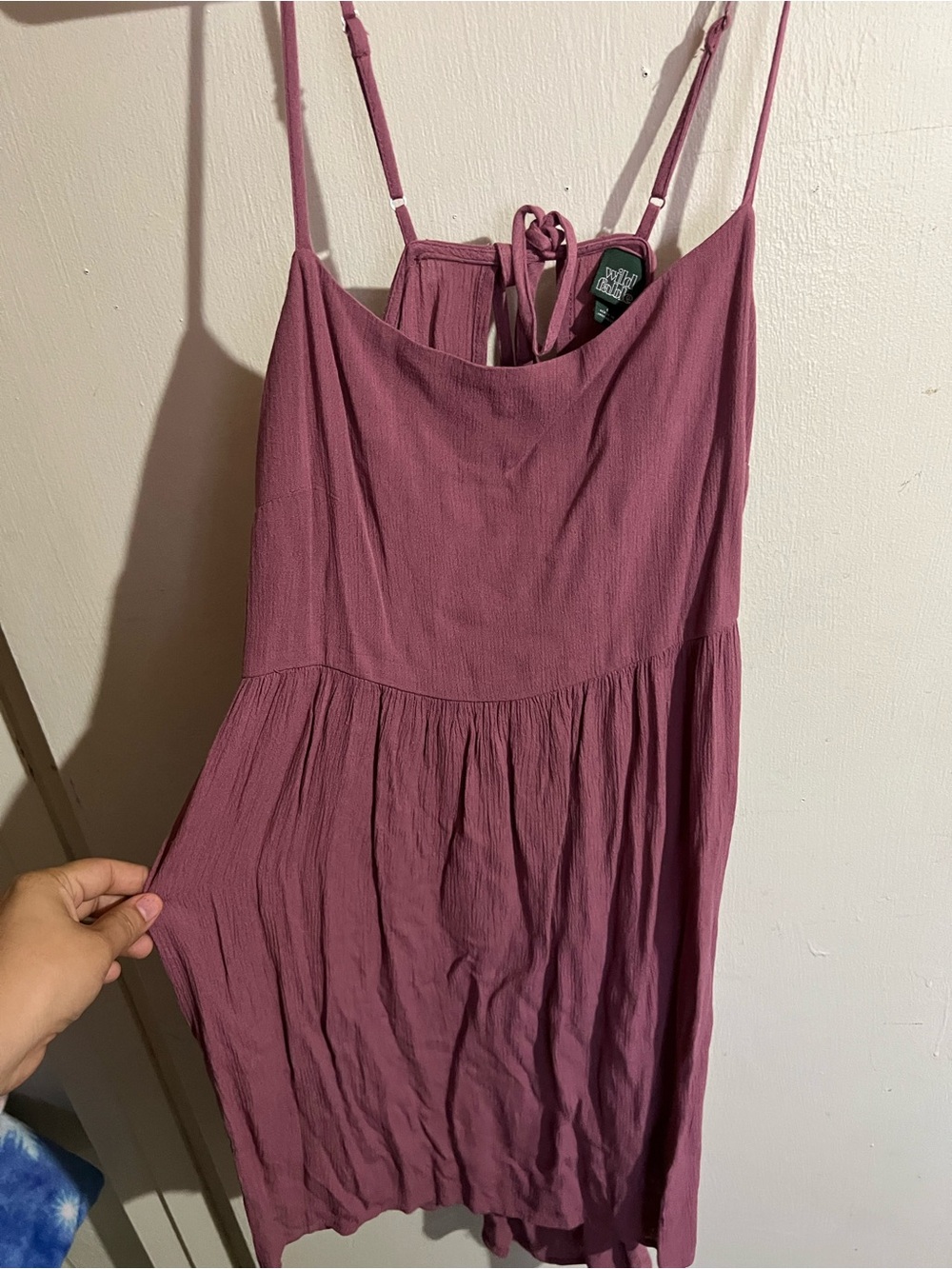 wild fable Dusty Mauve Spaghetti Strap Mini Dress